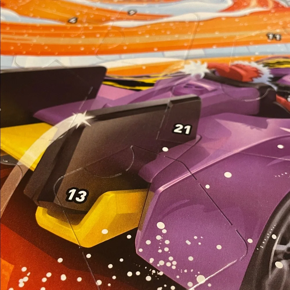Hot Wheels Holiday Advent Toy Car Set - 24-Day Countdown